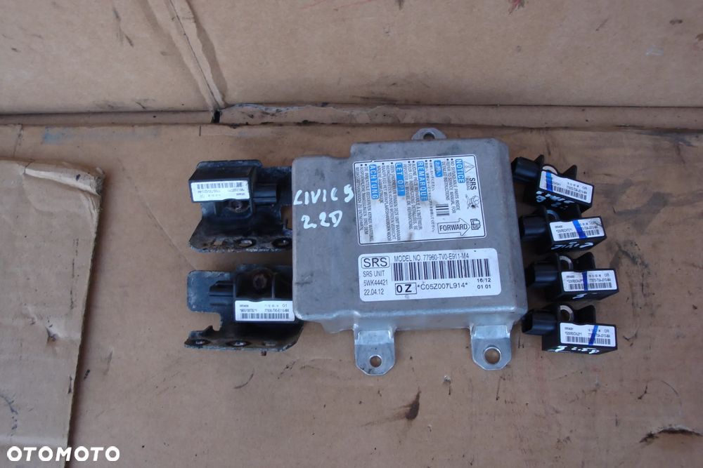 HONDA CIVIC IX 11-14 modul poduszek powietrznych + czujniki uderzenia - 1