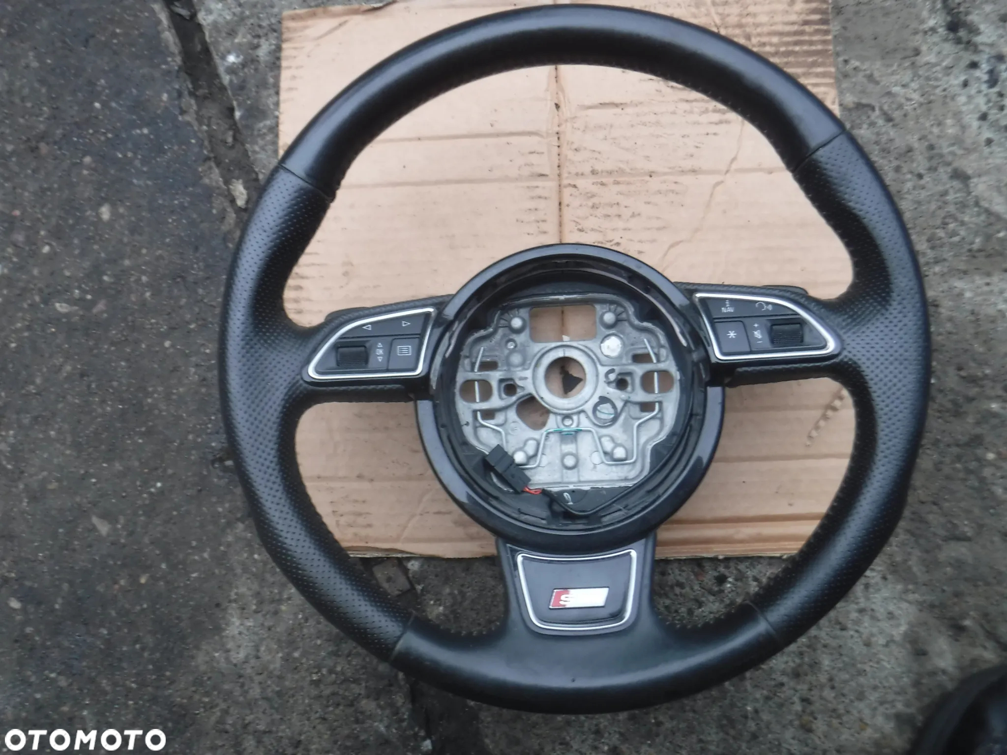 Audi A7 4G A6 C7 A5 8T S5  poduszka kierowcy air bag 4G0880201F kierownica s line sline lopatki stan bdb - 9