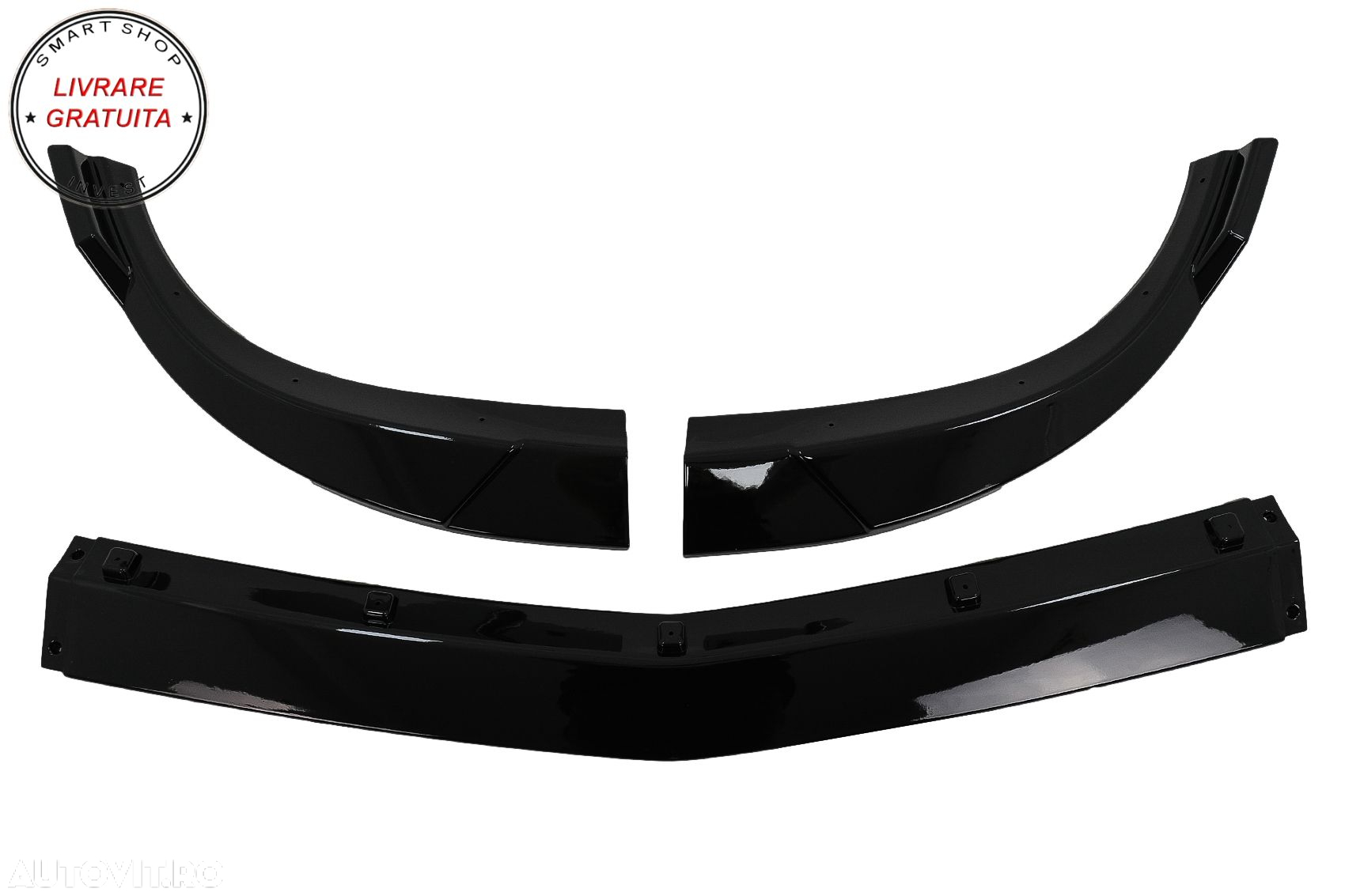 Prelungire Bara Fata Mercedes C-Class W204 S204 C204 Sport Line (2011-2014) Negru - livrare gratuita - 6