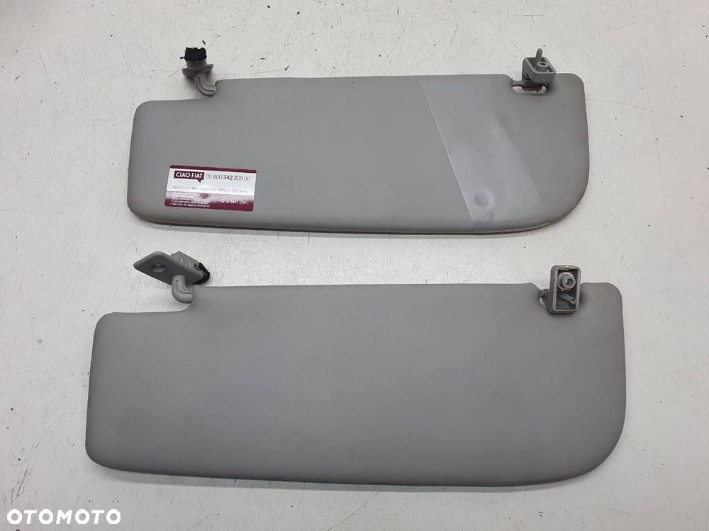 DASZKI OSŁONA PRZECIWSŁONECZNA LEWA PRAWA KOMPLET EUROPA FIAT FIORINO NEMO - 1