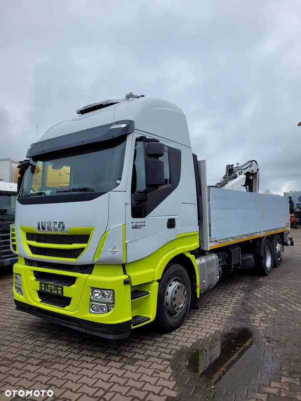 Iveco STRALIS 480 * HDS * Hiab *Palfinger *6X2*Budowlanka*Kran *