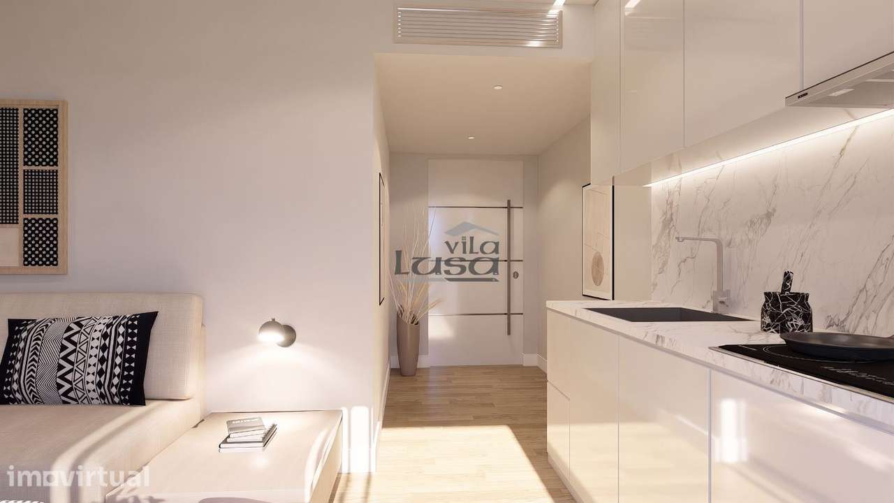 Apartamento T1 Novo varanda e lugar de garagem Vilar de Paraiso, Vi... - Grande imagem: 3/26