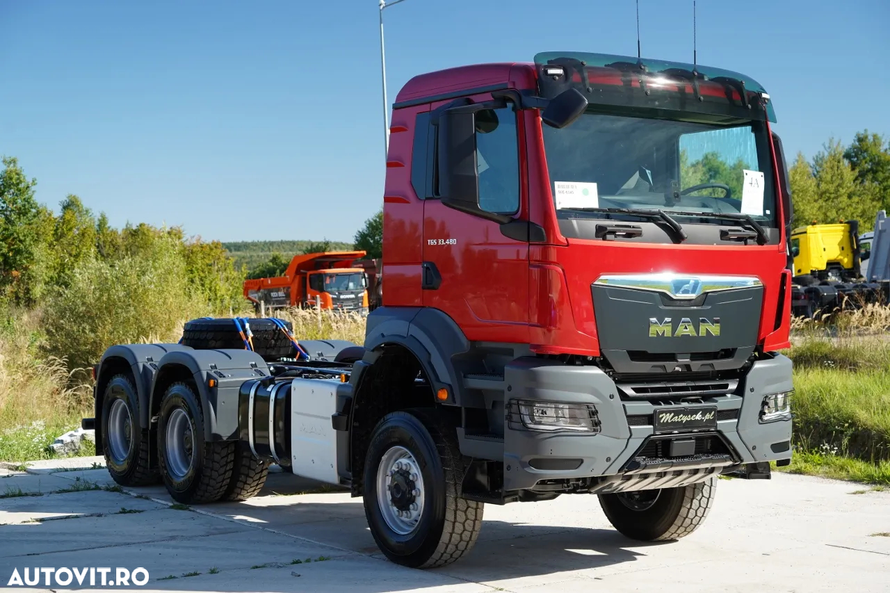 MAN TGS 33.480 / 6x6 / CONSTRUCȚIE / NOU-NOUȚ 2025 - 4