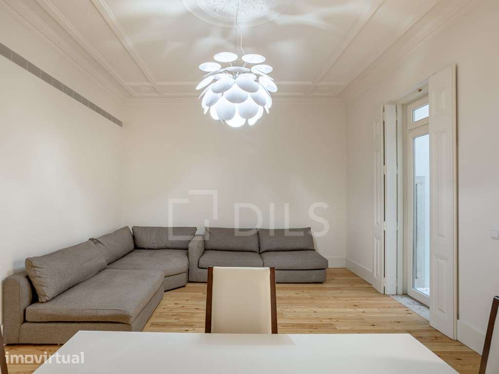 Apartamento T1 Lisboa, renovado, com pátio privativo - Grande imagem: 3/15