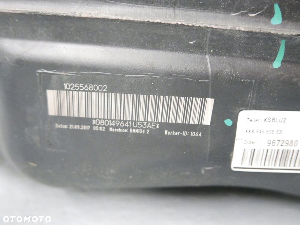bmw f39 f45 f48 zbiornik paliwa benzyna bak - 6