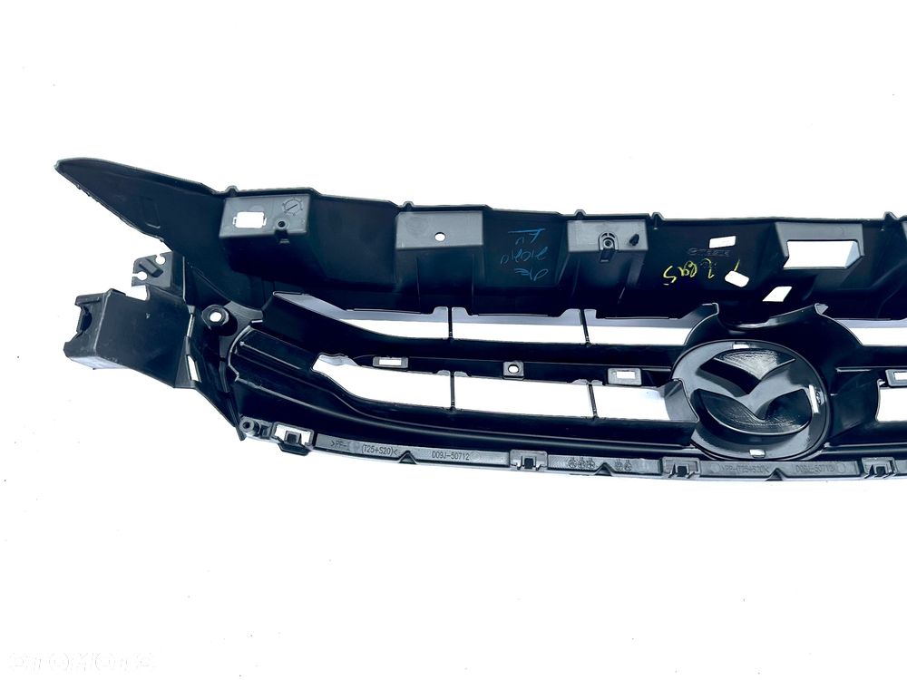 MAZDA 2 II DJ 2014 - 2019 ATRAPA GRILL ZDERZAK PIANO BLACK ORYGINAŁ OE - 10