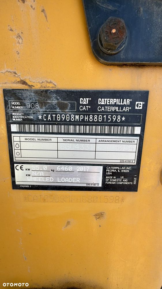 Caterpillar Cat 908M Łyżka +Widly Liebherr Atlas - 5