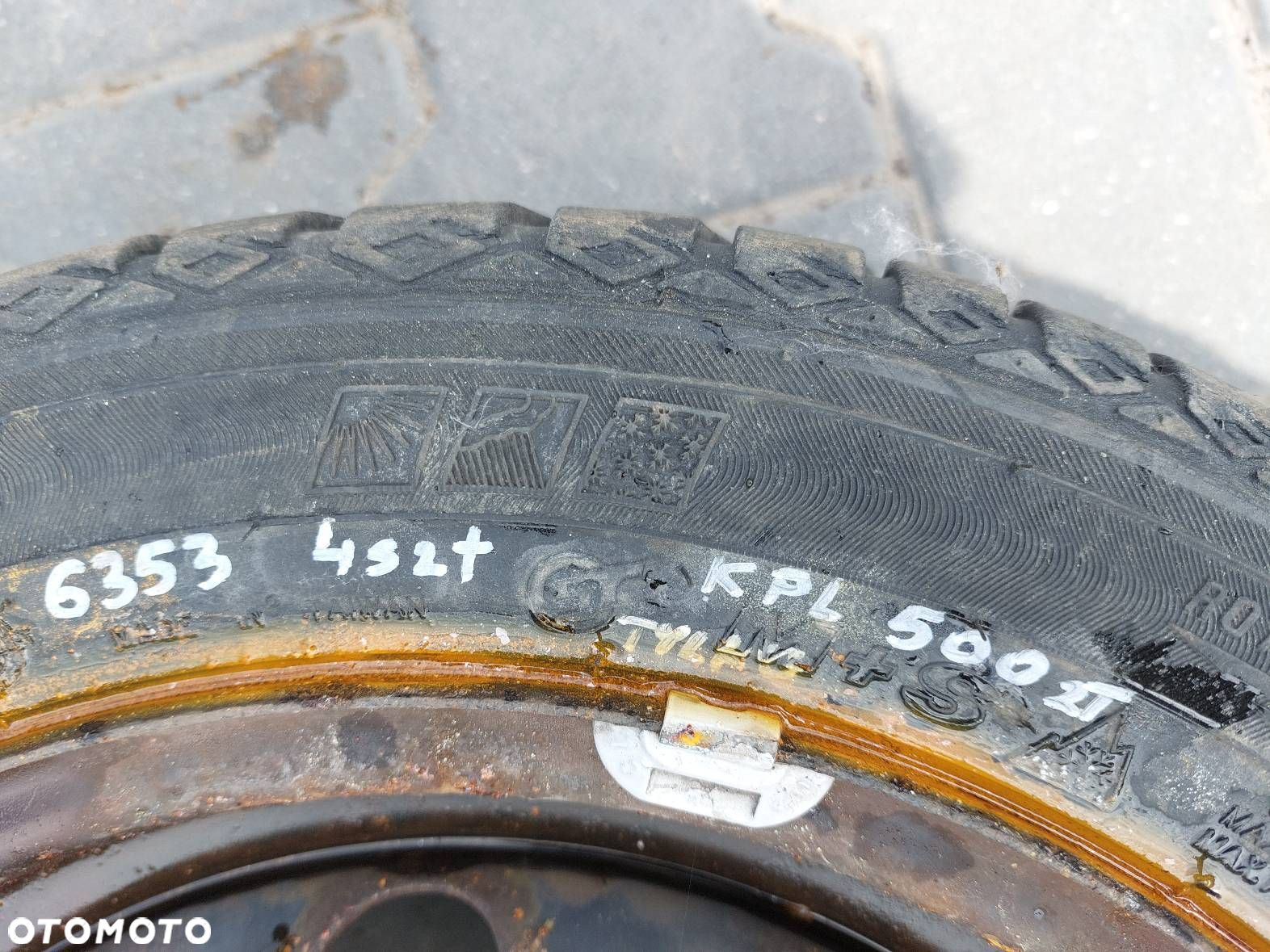 KOŁA KOMPLET FELGI OPONY CAŁOROCZONE 4x100 5Jx14  FI54,1 165/60R14 KIA - 2