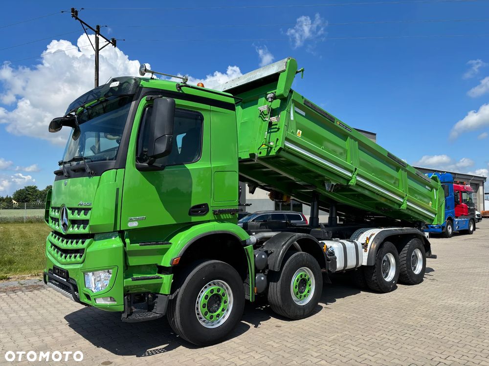 Mercedes-Benz AROCS 3251 8x4 Hydroburta Meiller Kiper (3248, 3243, 3245, 3246) bezwypadkowy z Niemiec, TOP stan . gotowy do pracy. - 9