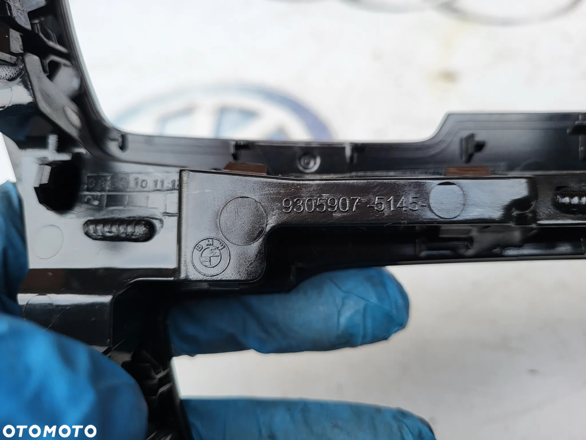 BMW X1 F48 X2 F39 Ramka radia Dekor konsoli środkowej Osłona Listwa ozdobna tunelu Ramka wybieraka 9305907 9292547 - 7
