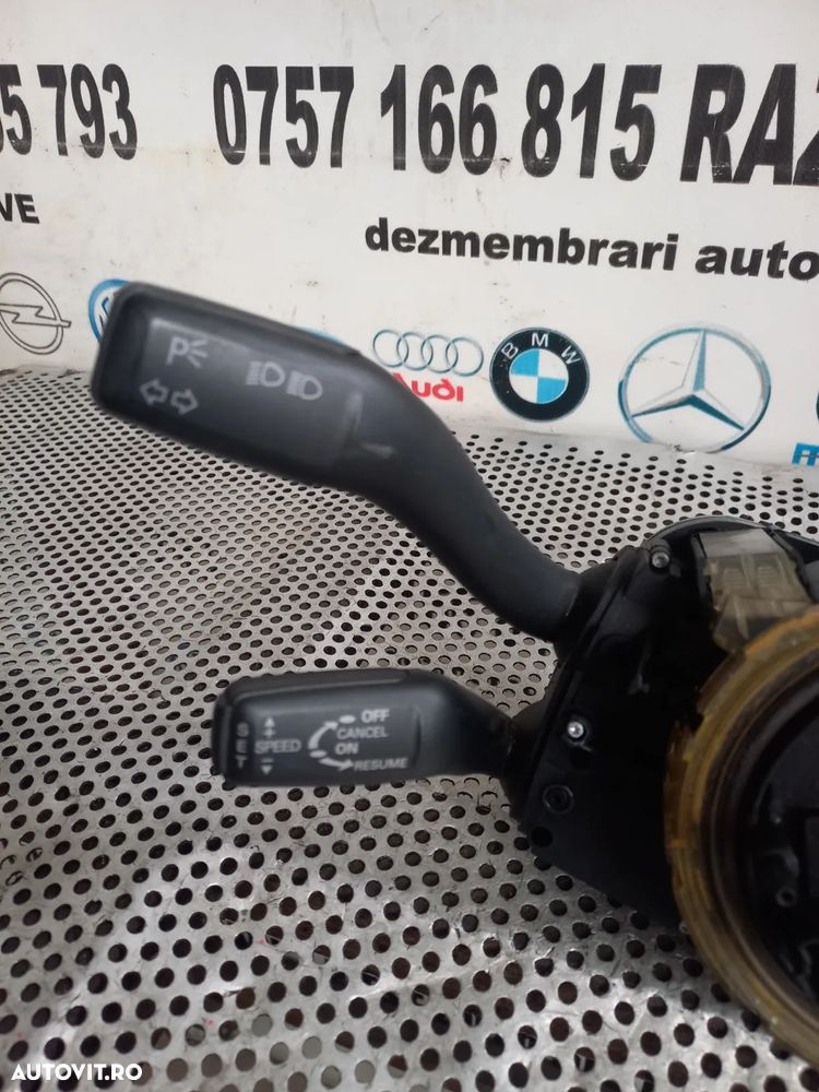 Ansamblu Banda Spira Spirala Volan Airbag Maneta Semnalizare Stergatoare Tempomat Audi Q7 4L Cod 4F - 8