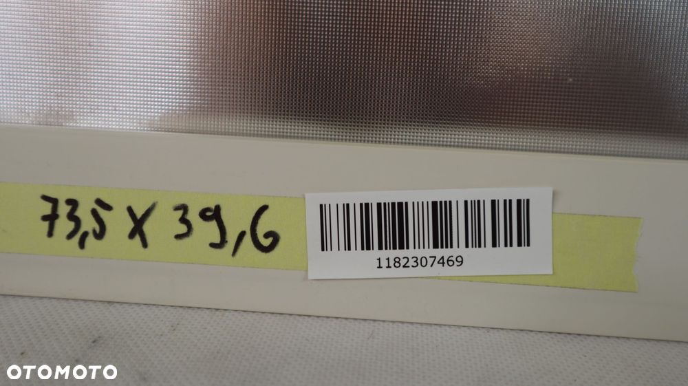 KAMPER PRZYCZEPA KEMPINGOWA MOSKITIERA ROLETA OKNA 73,5 CM X 39,6 CM - 5