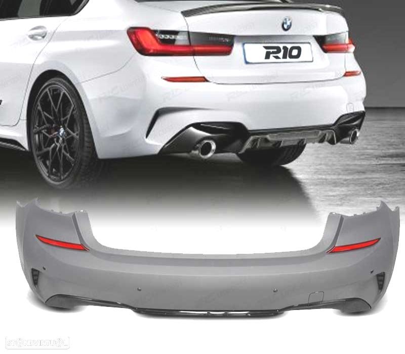 PARA-CHOQUES TRASEIRO BMW G20 19-22 LOOK M PERFORMANCE PDC - 1