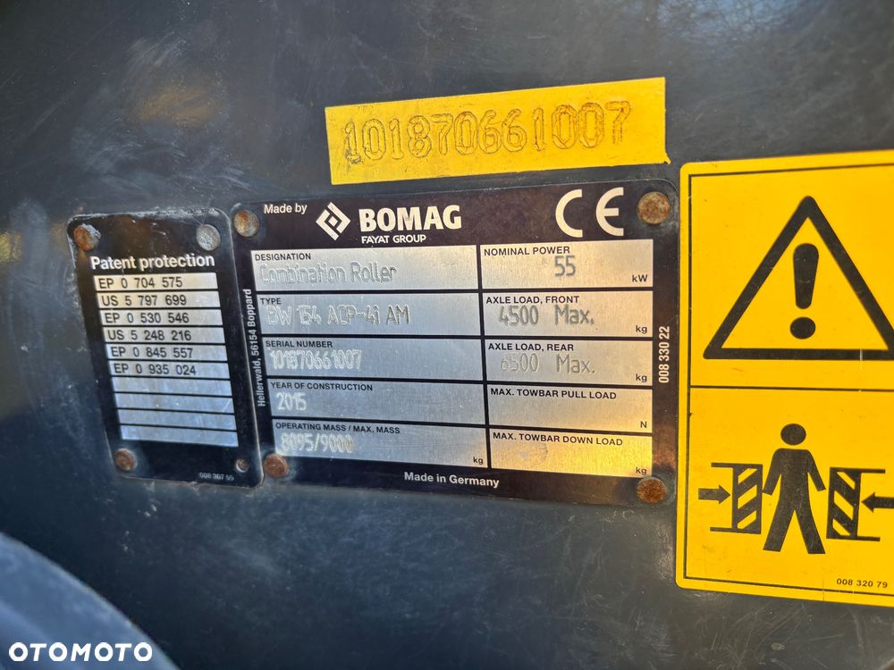 Bomag Walec Kombinowany BOMAG BW 154 acp 4i am 2015R - 11