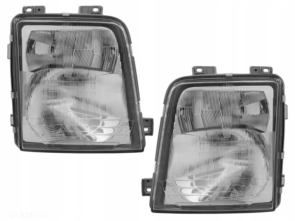 Reflektor lampa Przód Tyc H1 VW LT II 2 2d 1996-2005 kpl - 1