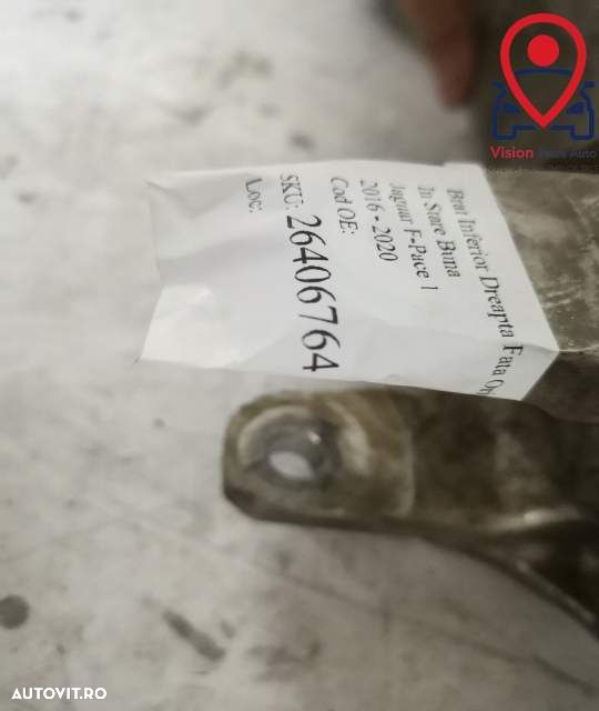 Brat Inferior Dreapta Fata Original In Stare Buna Jaguar  F-Pace  1 [2 - 4