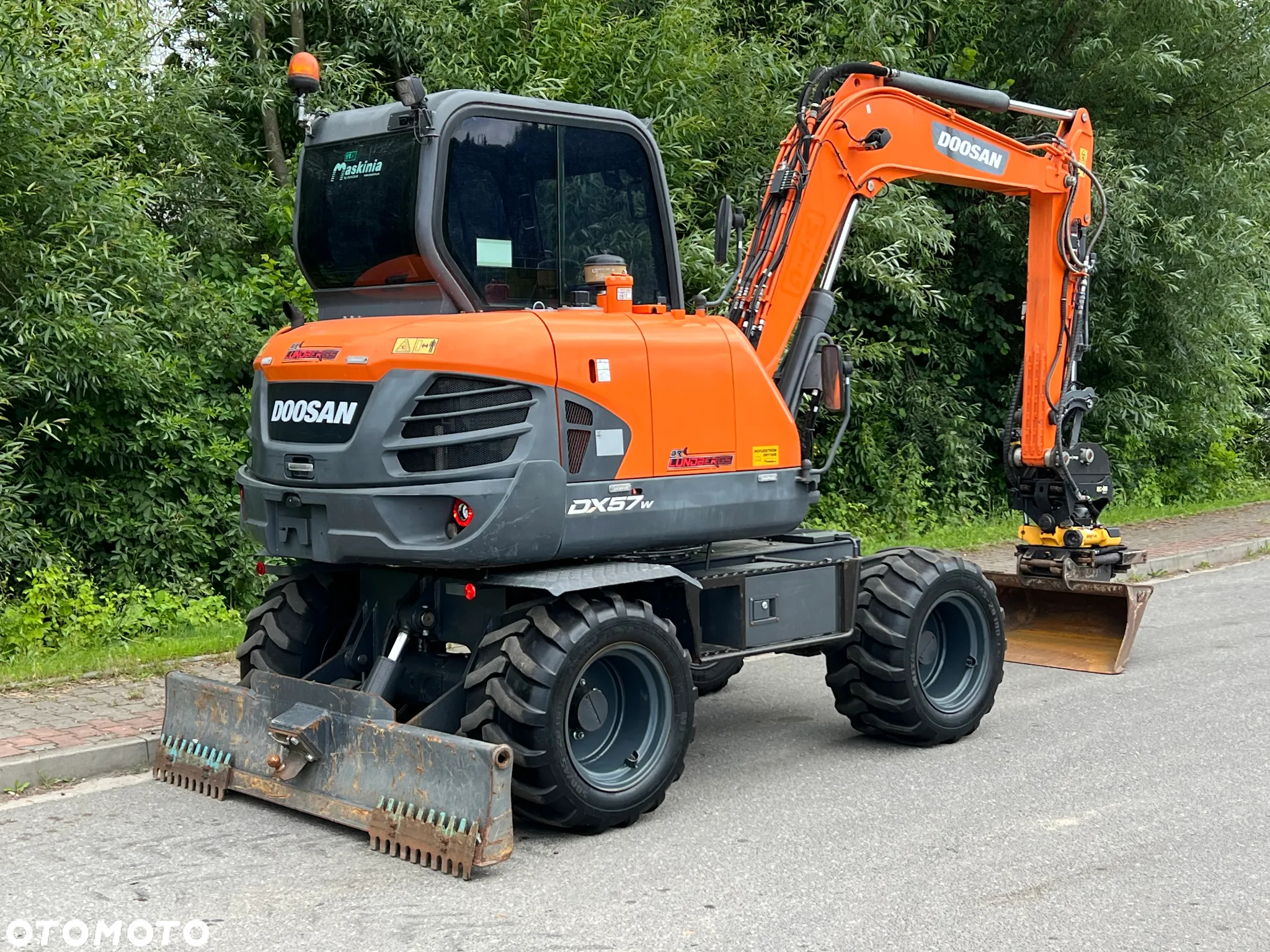 Doosan DOOSAN DX57W *ROTOTILT* 2200 Motogodzin JAK NOWA KOPARKA KOŁOWA STAN PERFEKCYJNY SPROWADZONA - 13