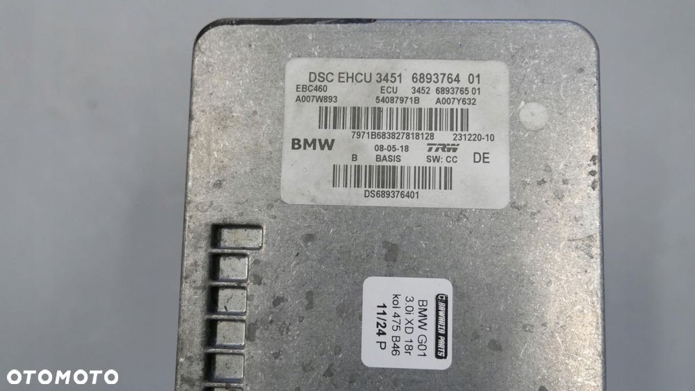 pompa hamulcowa abs dsc bmw x3 g01 g02 g30 g11 6893764 5a36079 - 6