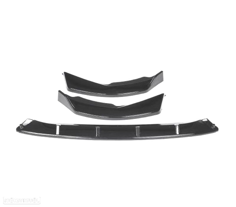 SPOILER LIP FRONTAL PARA BMW SERIE 3 G20 19- LOOK M PERFORMANCE II PRETO BRILHANTE - 4