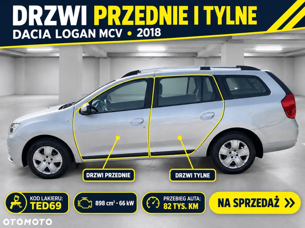 DRZWI DACIA LOGAN MCV 2 II TED69