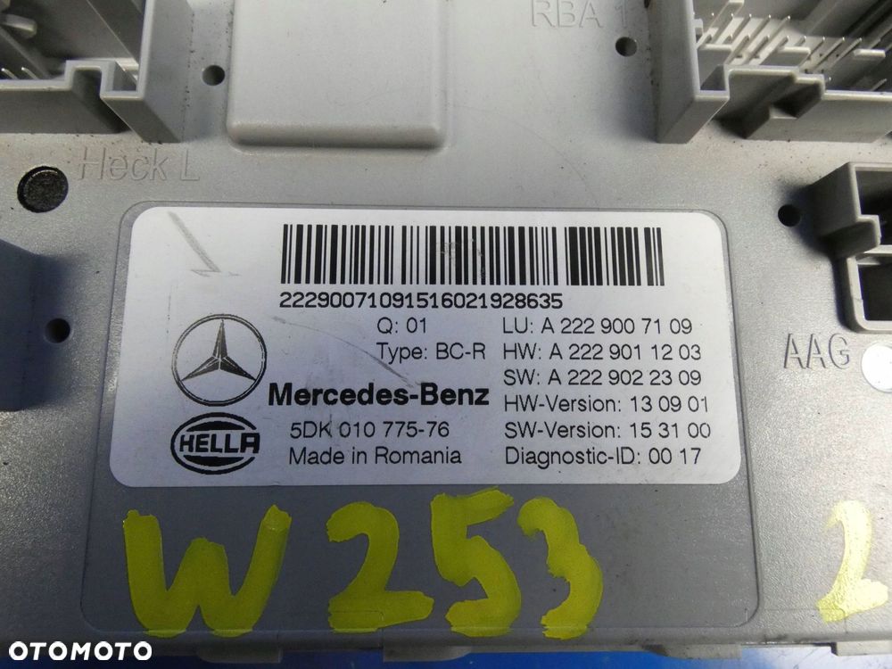 MERCEDES GLC W253 X253 C KLASA W205 W222 MODUŁ STEROWNIK SAM - 2