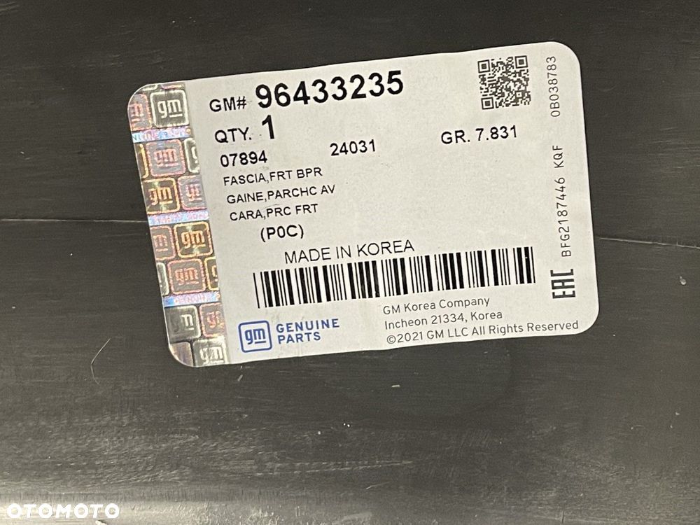 NOWY ORYGINALNY ZDERZAK PRZEDNI PRZÓD CHEVROLET CAPTIVA I 1 06-10 96433235 - 8