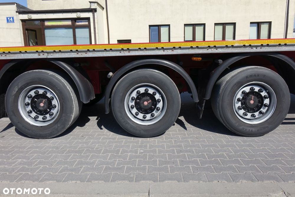 LeciTrailer PLATFORMA / MEGA / OSIE SAF / PODŁOGA WZMACNIANA - SZYNA-DESKA - 13