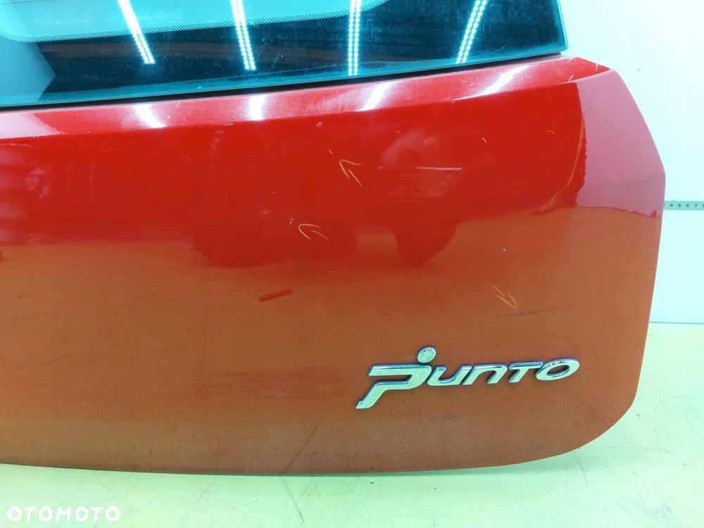 Klapa tył tylna BAGAŻNIKA FIAT GRANDE PUNTO 05-12 176/A CZERWONA - 4