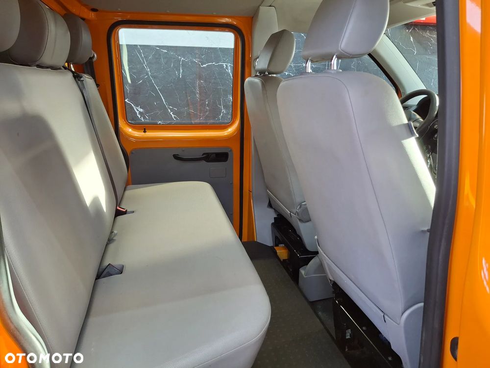 Volkswagen Transporter T5 Lift Doka Brygadówka Serwisowy Drogowy Półki Szuflady Warsztat Auto Warsztat Służba Drogowa Pomarańczowy Mobilny Serwis - 28