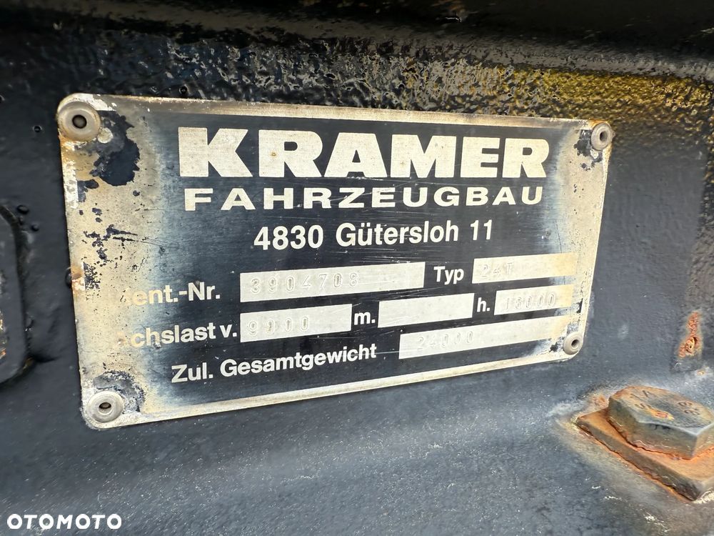 Kramer Cysterna 3 osie MLEKO WODA RSM - 7
