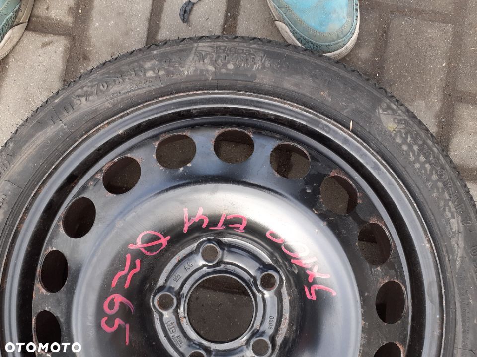 # DOJAZDÓWKA KOŁO DOJAZDOWE ZAPAS ZAPASÓWKA VOLVO 5X108 - 3