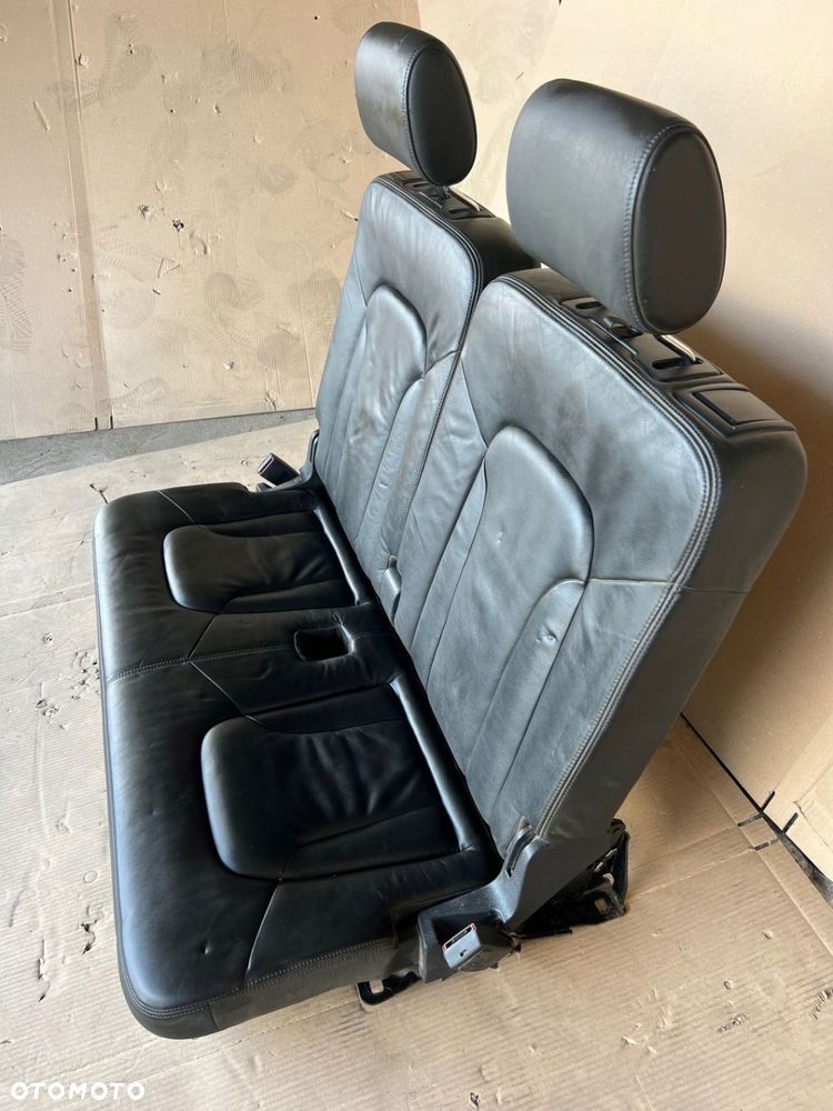 AUDI Q7 4L FOTEL FOTELE III 3 RZĄD SKÓRA - 3