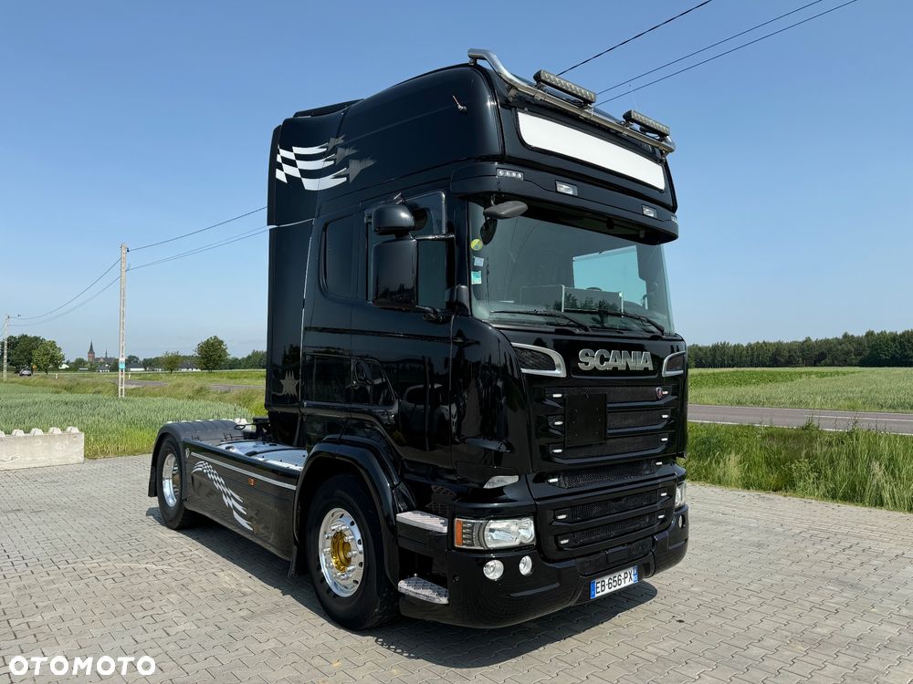 Scania R580 !! V8 !! Topline !! 6 poduszek !! Import France - 5