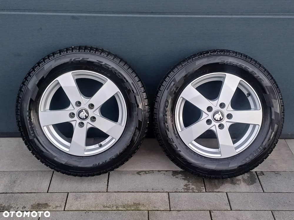 NR 635 Koła Zimowe Alu SKODA Superb, Octavia, VW Passat 215/65/16 Pirelli Ice Zero - 6