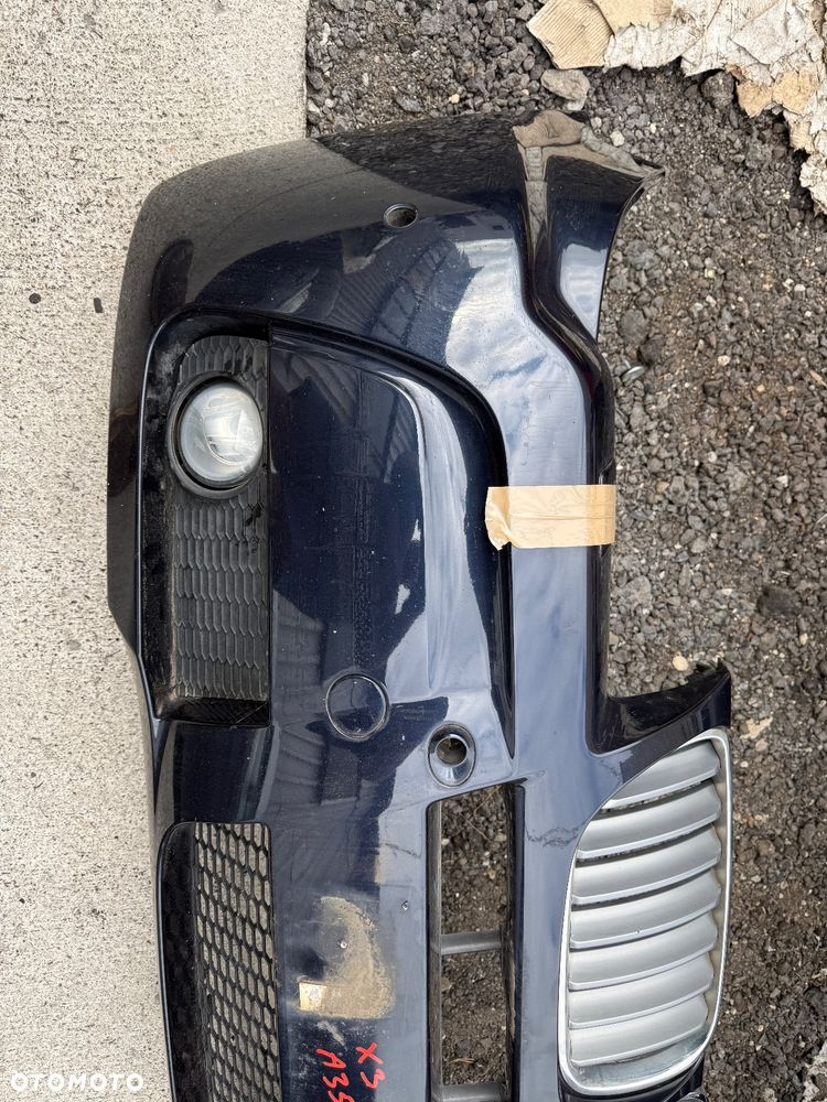 Zderzak zderzaki e83 m pakiet przód tył progi sierpy zestaw BMW x3 e83 Komplet A35 Monacoblau - 2