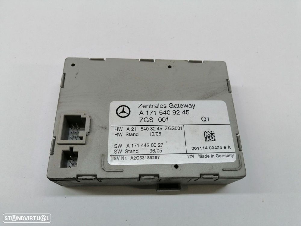 MÓDULO ELETRÓNICO MERCEDES-BENZ SLK 200 KOMPRESSOR (171.442) 163CV 1795CC - 1