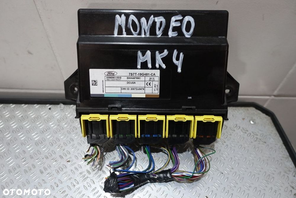 FORD MONDEO MK4 MODUŁ KOMFORTU 7S7T-19G481-CA - 1