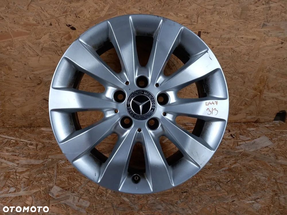 felga aluminiowa a4474010301 6.5jx16h2 et52 mercedes vito w447 - 1