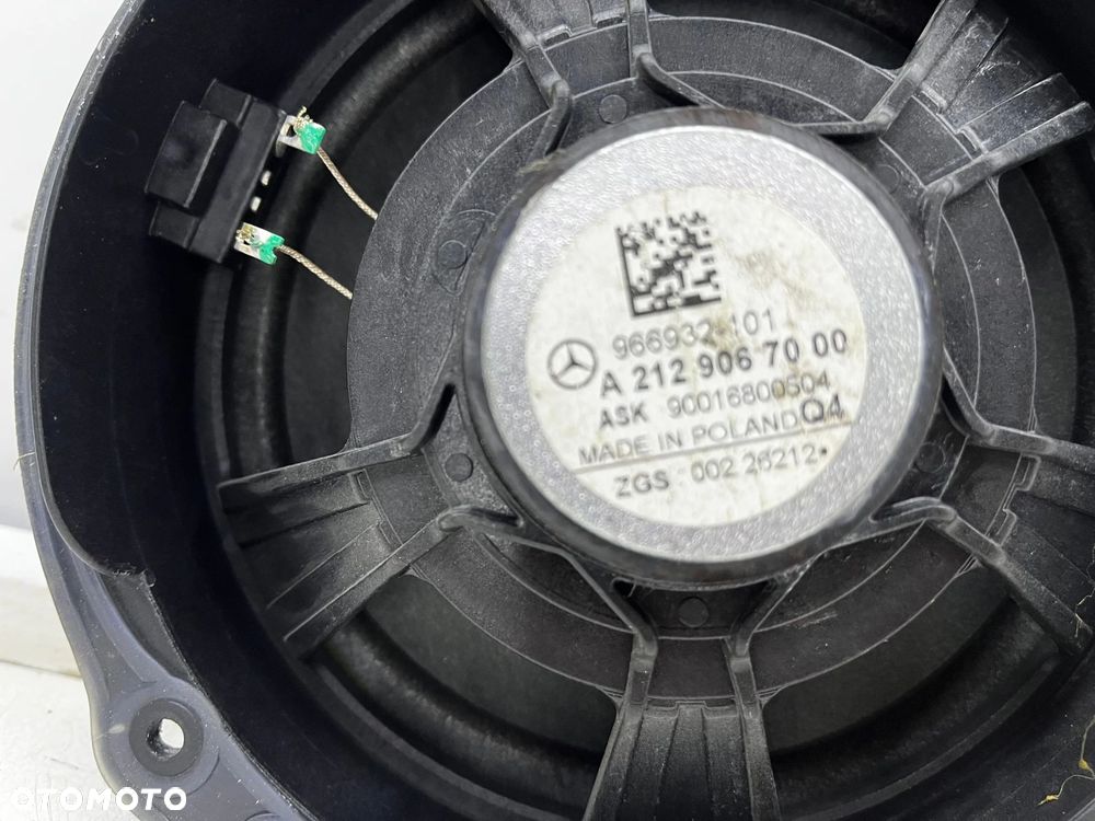 Głośnik Mercedes CLS w218 c218 przednie prawe drzwi oryginalny a2129067000 - 5