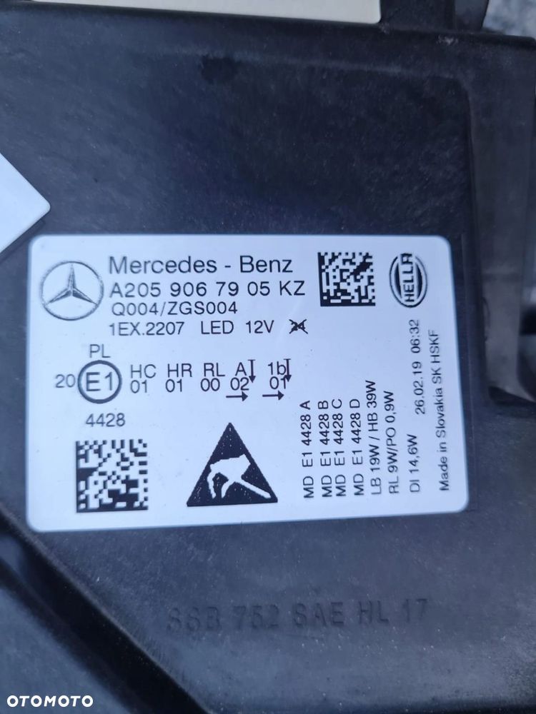 MERCEDES C KLASA W205 205 LIFT Lampy przód Full Led Performance - 15
