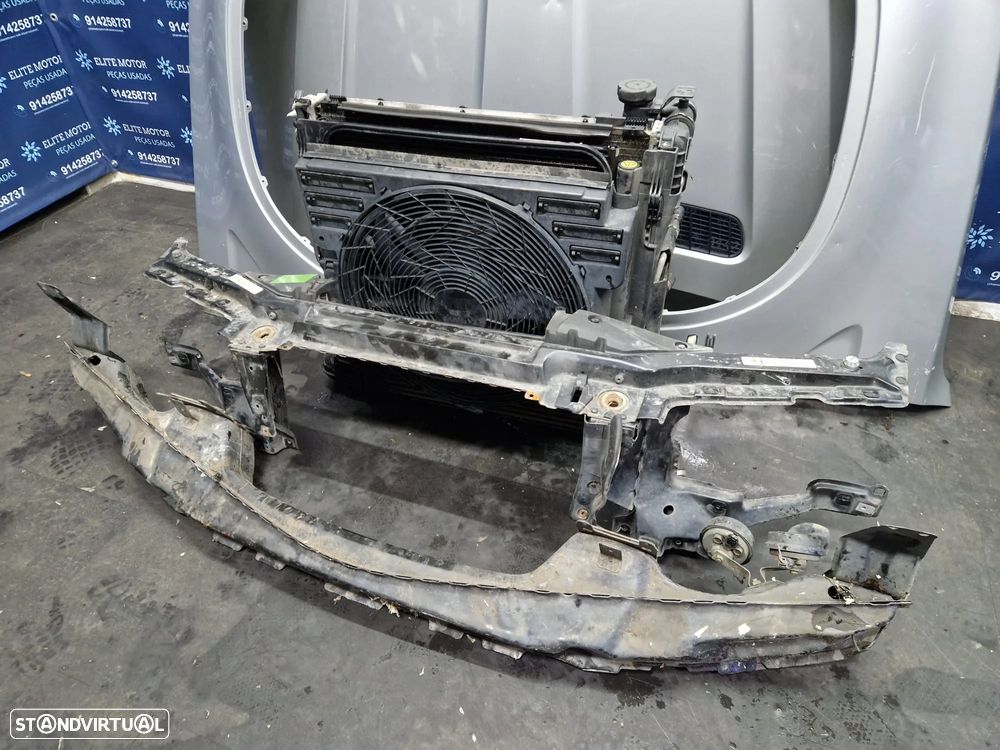 Frente completa usada BMW X5 E53 PRE LCI 3.0D XENON capot parachoques oticas guardalamas - 10