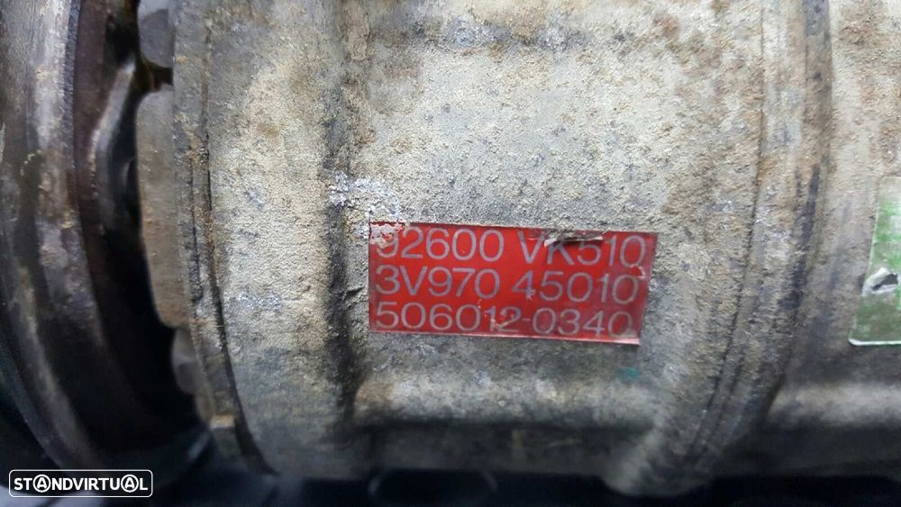 COMPRESSOR DE AR CONDICIONADO NISSAN PICK-UP (D22) TD DOBLE CABINA NAVARA 4X4 - 3