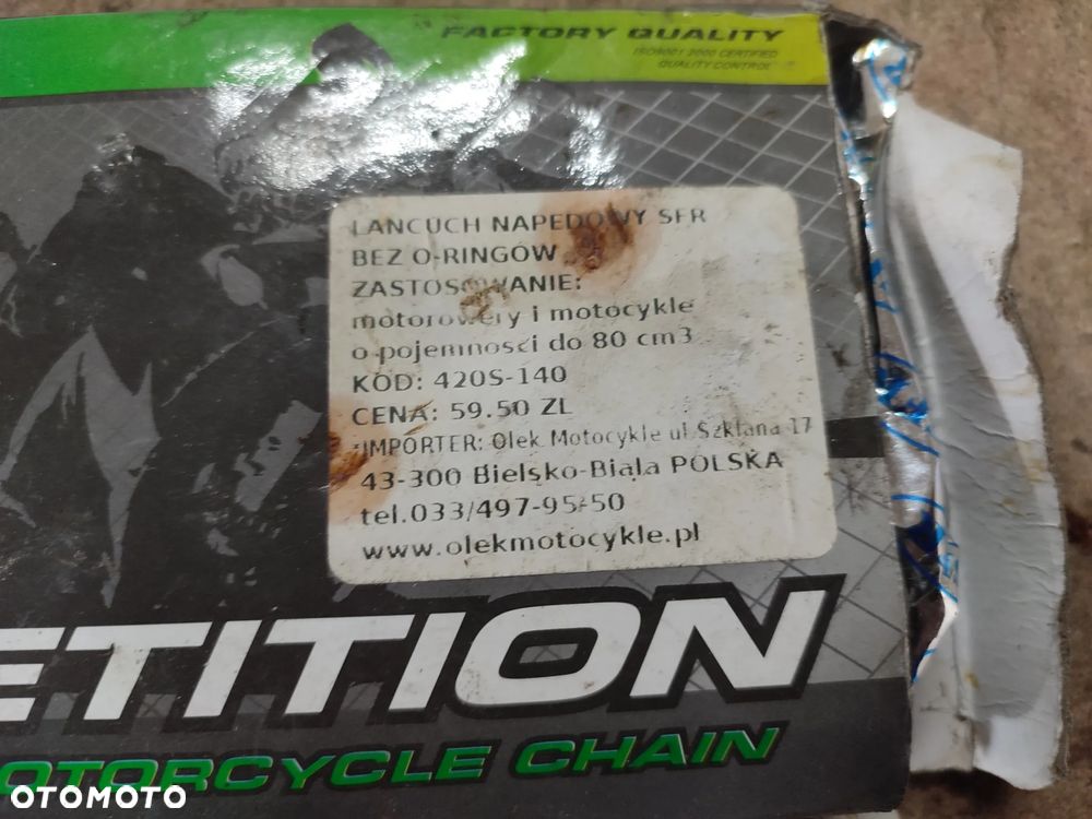 Motocyklowy łańcuch napędowy | 420S-140 - 2