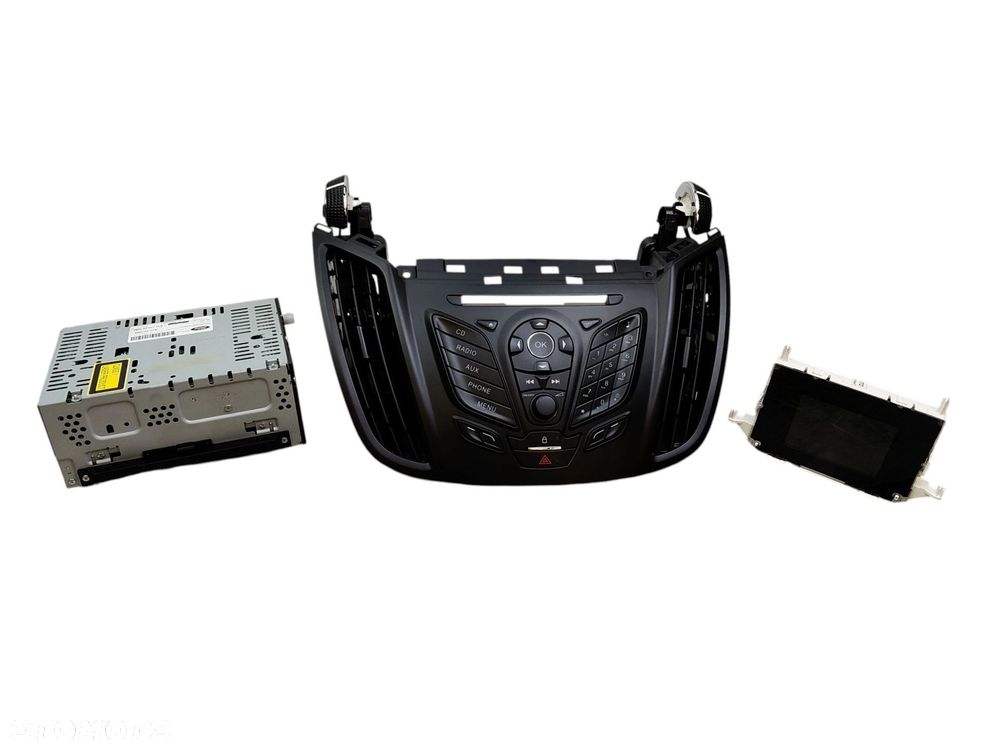 RADIO WYŚWIETLACZ PANEL KOMPLET FORD KUGA MK2 (2012-2016) 2.0 TDCI 180KM CV4T-19C107-AG EM5T-18B955-BB CV4T-18K811-BC - 1