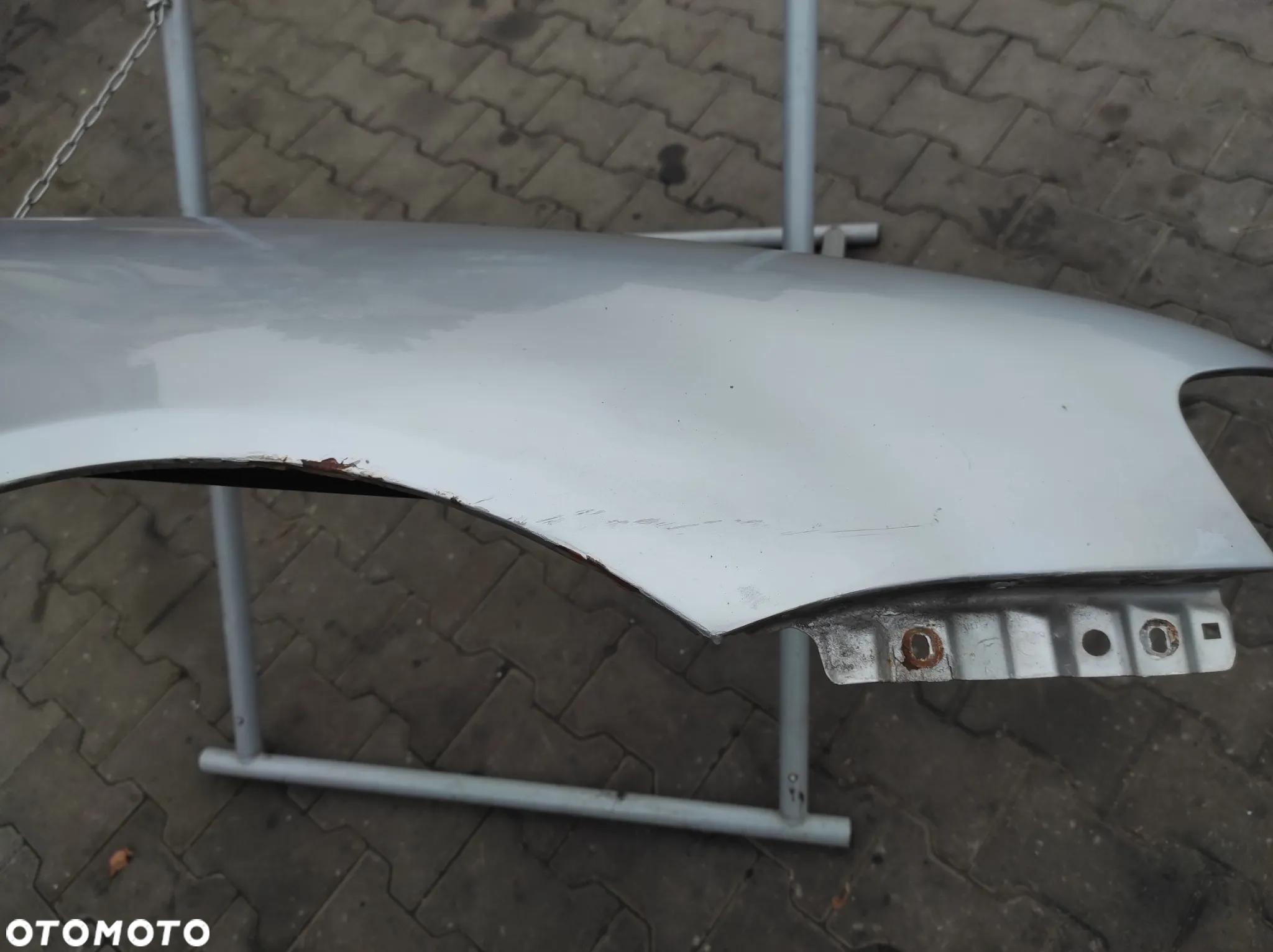 BŁOTNIK LEWY PRZEDNI AUDI A3 8L LIFT LY7W SREBRNY WYSYŁKA !!!!! - 3