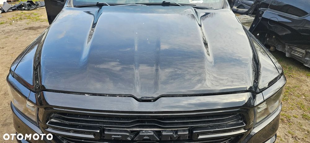 RAM 1500 V 5 2019- Big Horn 5.7 HEMI KOLOR PXJ Kompletny przód Maska Zderzak Reflektor Lampa Błotnik Pas Wzmocnienie czołowe chłodnice Komplet chłodnic z wentylatorem Listwa Maskownica - 4