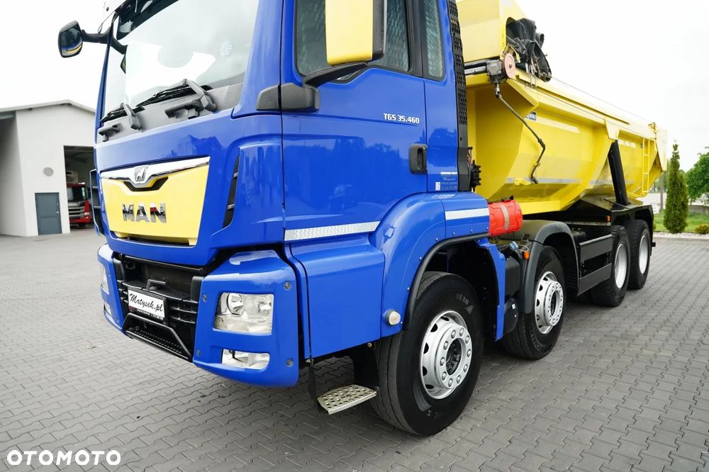 MAN TGS 35.460 / 8x4 / WYWROTKA 5.8 M / HYDROKLAPA / NAVI / 2018 ROK - 13
