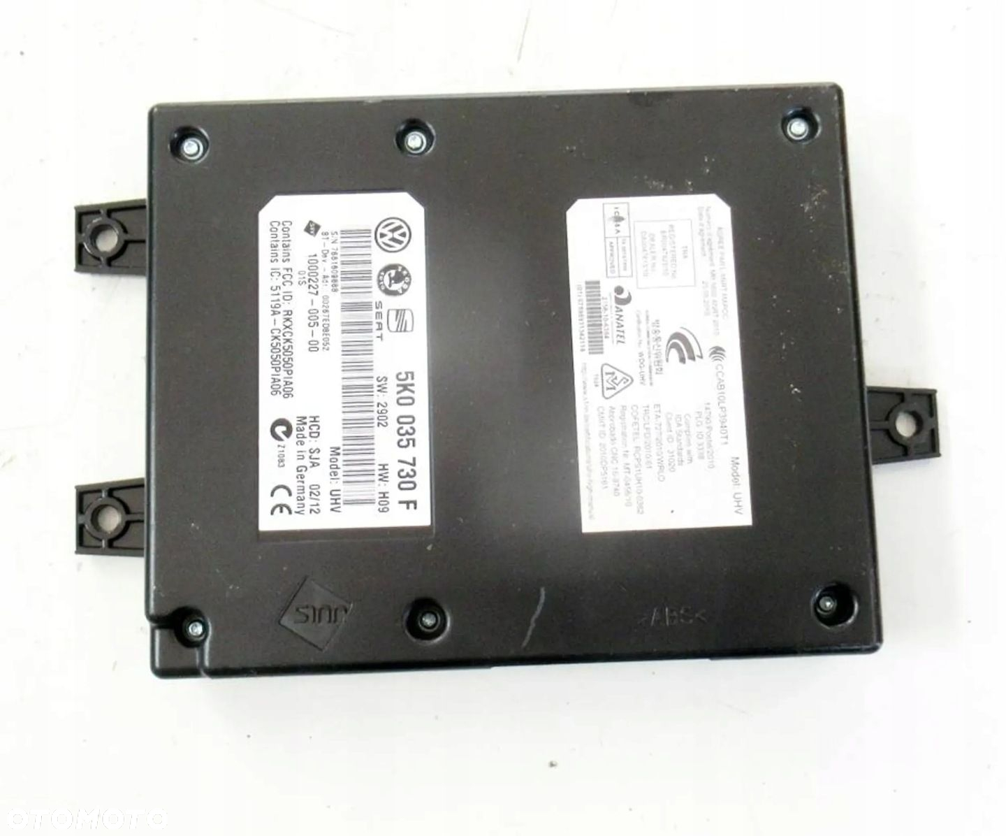 VW PASSAT B7 2.0 TDI MODUŁ BLUETOOTH 5K0035730F - 2