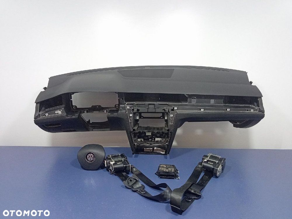 VW PASSAT B8 DESKA ROZDZIELCZA PODUSZKI PASY KPL EU 3G1857003BP - 1