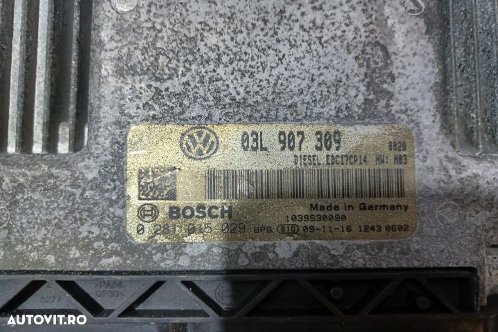 Calculator motor ECU 03L907309 - 2.0 CBAB 03L907309 - 2.0 CBAB Volksw - 3